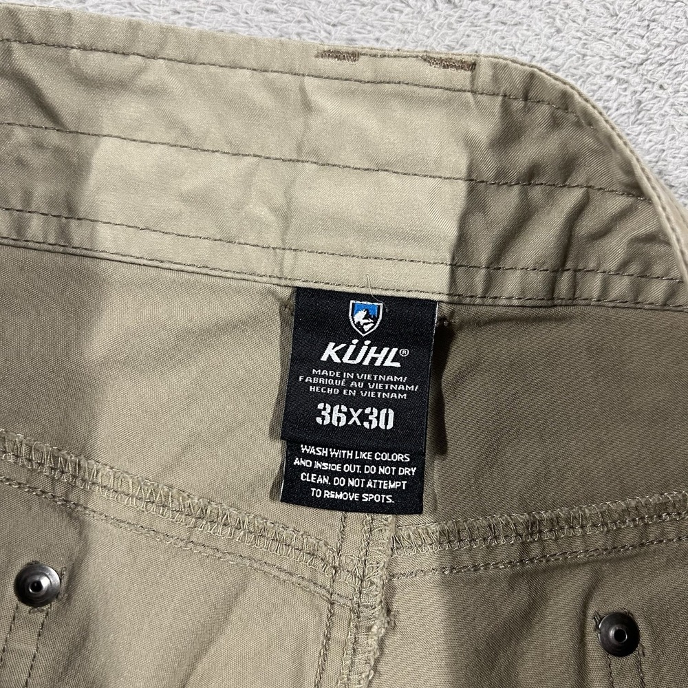 Kuhl Revolvr Pants Mens 36x30 Khaki Outdoors Hiking Camping - Picture 7 of 15